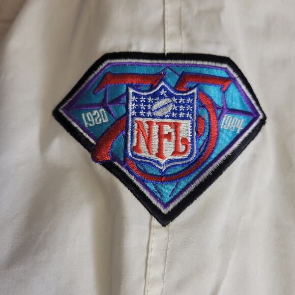 Miami Dolphins Puffer Jacket Vintage PRO PLAYER 75th Anniversary NFL Mens XXL - Picture 5 of 16